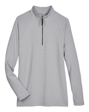 Women's CrownLux Performance® Clubhouse Micro-Stripe Quarter-Zip Pullover
