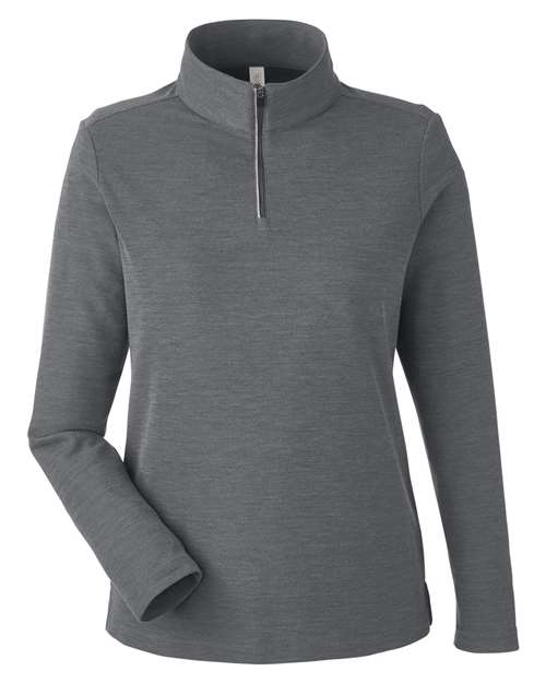 Women's Fusion ChromaSoft™ Pique Quarter-Zip Pullover