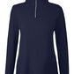 Women's Fusion ChromaSoft™ Pique Quarter-Zip Pullover