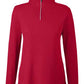Women's Fusion ChromaSoft™ Pique Quarter-Zip Pullover