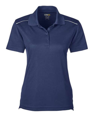Women's Radiant Performance Piqué Polo with Reflective Piping