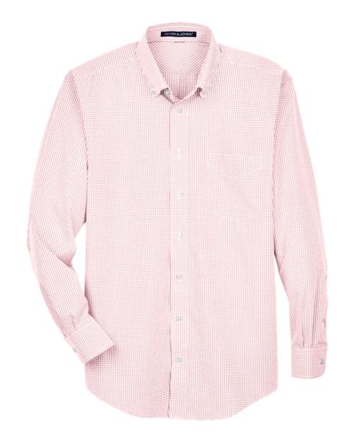 Crown Collection® Gingham Check Woven Dress Shirt