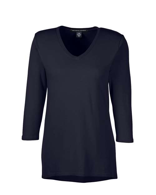 Women's Perfect Fit™ Bracelet-Length V-Neck Top