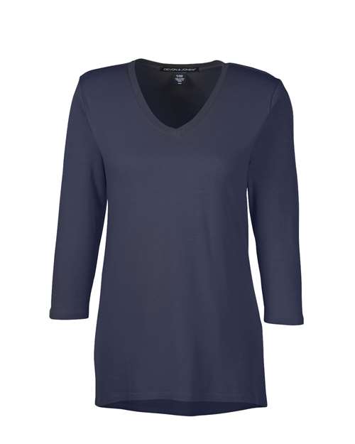 Women's Perfect Fit™ Bracelet-Length V-Neck Top