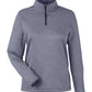 Women's Venture Heathered Stripe Quarter-Zip Pullover