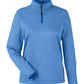 Women's Venture Heathered Stripe Quarter-Zip Pullover