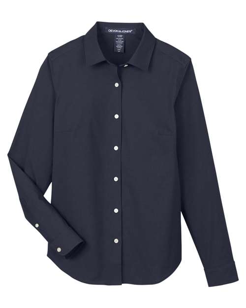 Women's CrownLux Performance® Spencer Poplin Dress Shirt