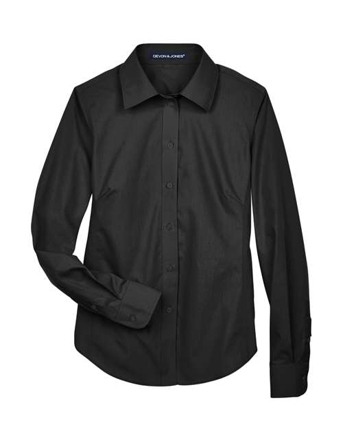 Women's Crown Collection® Broadcloth Woven Dress Shirt