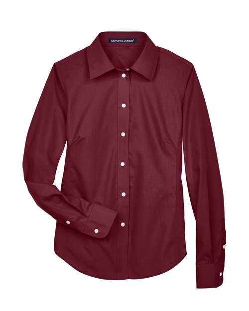 Women's Crown Collection® Broadcloth Woven Dress Shirt