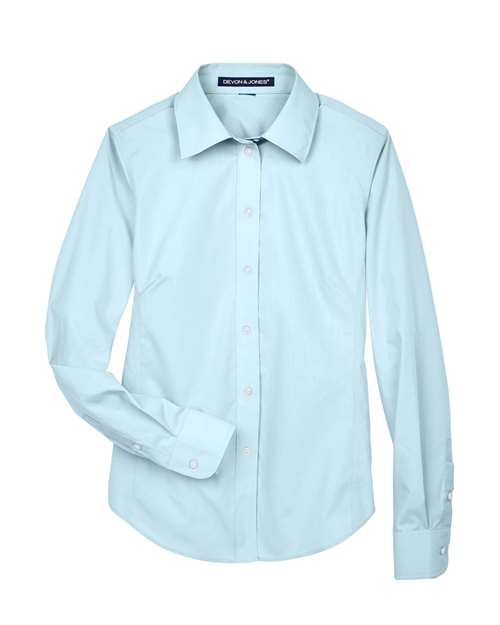 Women's Crown Collection® Broadcloth Woven Dress Shirt