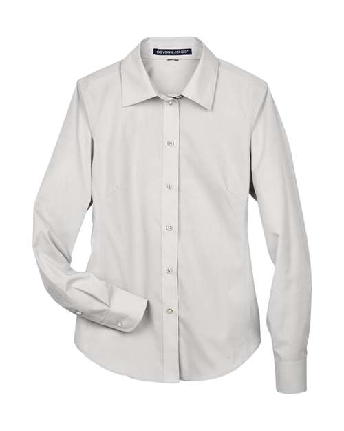 Women's Crown Collection® Broadcloth Woven Dress Shirt