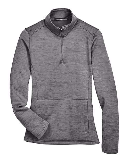 Women's Newbury Mélange Fleece Quarter-Zip Pullover