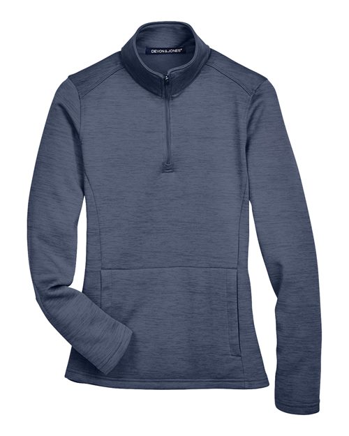 Women's Newbury Mélange Fleece Quarter-Zip Pullover