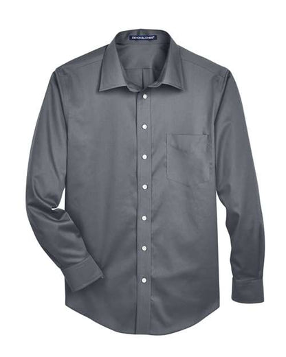 Crown Collection® Tall Solid Stretch Twill Woven Dress Shirt