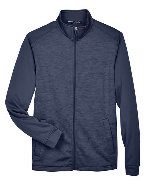Newbury Colorblock Mélange Fleece Full-Zip jacket