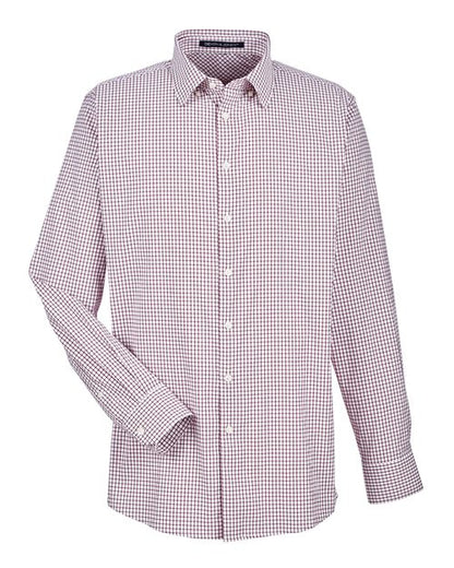 Men's CrownLux Performance® Micro Windowpane Woven Dress Shirt