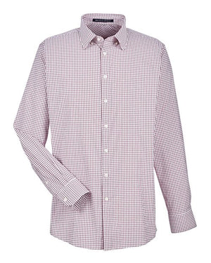 Men's CrownLux Performance® Micro Windowpane Woven Dress Shirt