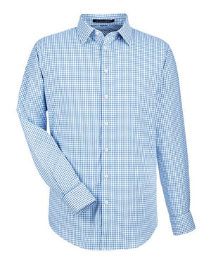 Men's CrownLux Performance® Micro Windowpane Woven Dress Shirt