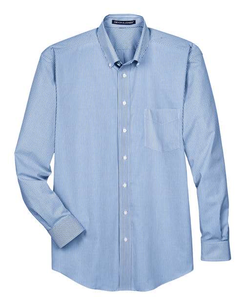 Crown Collection® Banker Stripe Woven Dress Shirt
