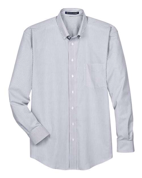 Crown Collection® Banker Stripe Woven Dress Shirt