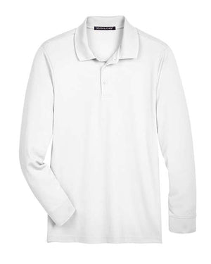 CrownLux Performance® Tall Plaited Long Sleeve Polo