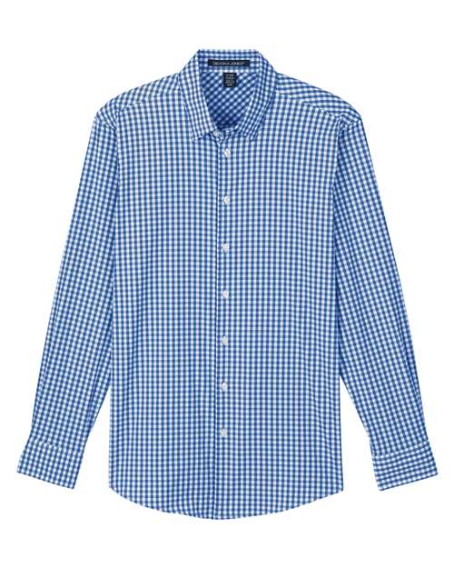 CrownLux Performance® Gingham Dress Shirt