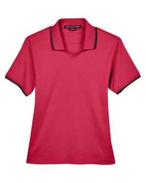 Women's Tipped Perfect Pima Interlock Polo