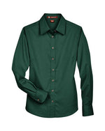 Women's Easy Blend™ Long Sleeve Twill Dress Shirt with Stain-Release