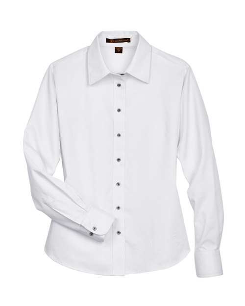 Women's Easy Blend™ Long Sleeve Twill Dress Shirt with Stain-Release