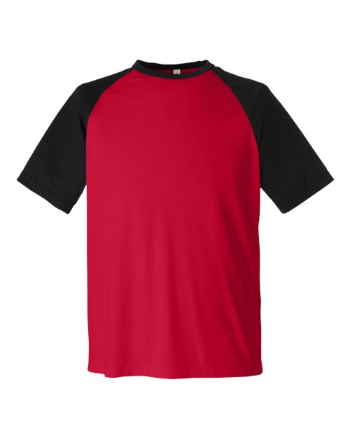 Unisex Zone Colorblock Raglan T-Shirt