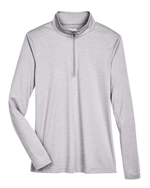 Women's Zone Sonic Heather Performance Quarter-Zip Pullover