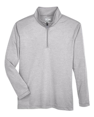 Youth Zone Sonic Heather Performance Quarter-Zip Pullolver