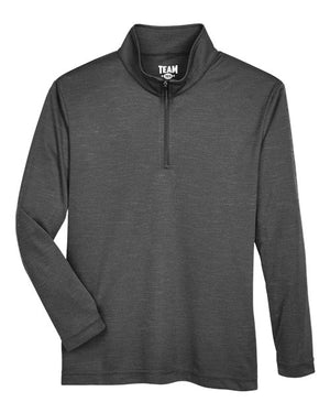 Youth Zone Sonic Heather Performance Quarter-Zip Pullolver