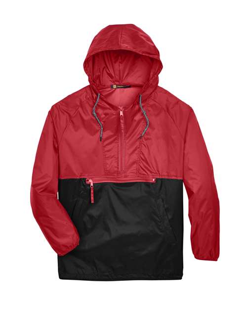 Packable Hooded Nylon Jacket