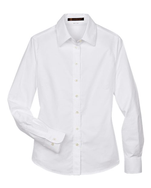 Women's Long Sleeve Oxford Dress Shirt