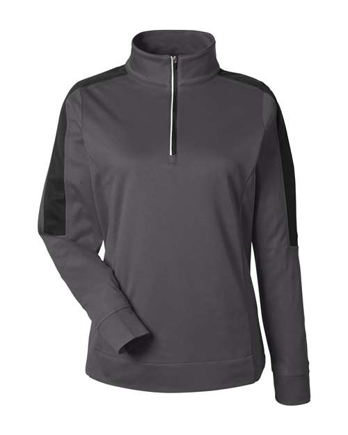 Women's Market Snag Protect Mesh Colorblock Quarter-Zip Pullover