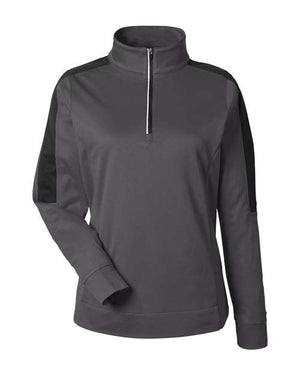 Women's Market Snag Protect Mesh Colorblock Quarter-Zip Pullover