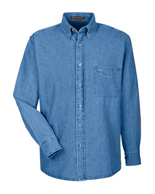 Tall Long Sleeve Denim Shirt