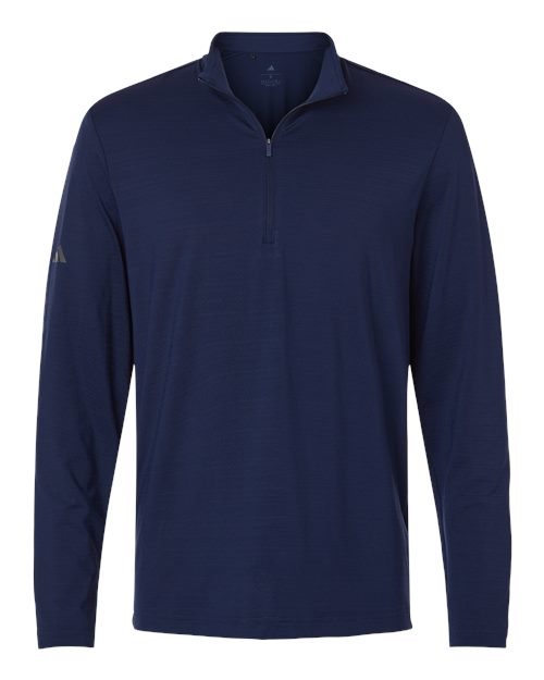 Men's Textured Stripe Quarter-Zip Pullover