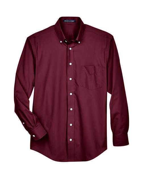 Crown Collection® Broadcloth Woven Dress Shirt