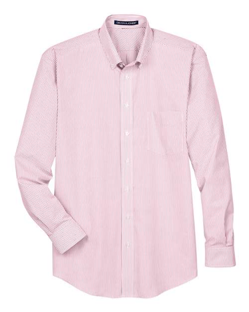 Crown Collection® Banker Stripe Woven Dress Shirt