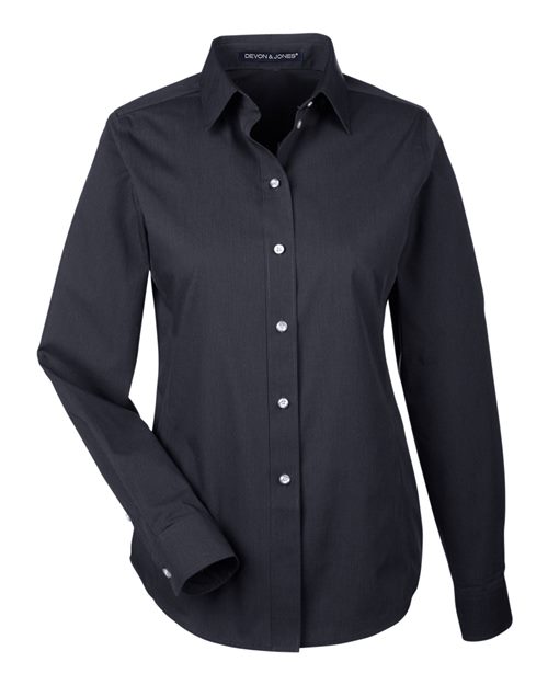 Women's Crown Collection® Striped Woven Dress Shirt