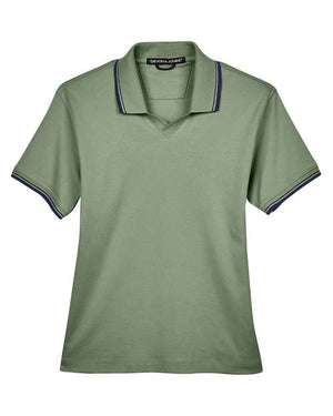 Women's Tipped Perfect Pima Interlock Polo