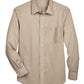 Men's Tall Crown Collection® Solid Stretch Twill Woven Dress Shirt