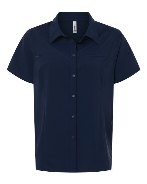 Women's UltraUVP Shoreline Short Sleeve Staff Shirt