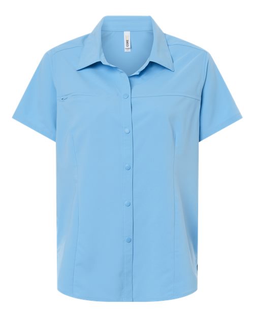 Women's UltraUVP Shoreline Short Sleeve Staff Shirt