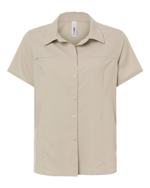 Women's UltraUVP Shoreline Short Sleeve Staff Shirt