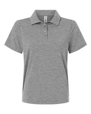 Women's Relay Heathered Stripe Polo