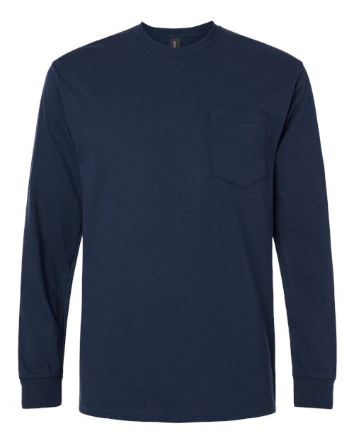 Ultra Cotton® Long Sleeve Pocket T-Shirt
