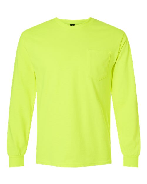 Ultra Cotton® Long Sleeve Pocket T-Shirt